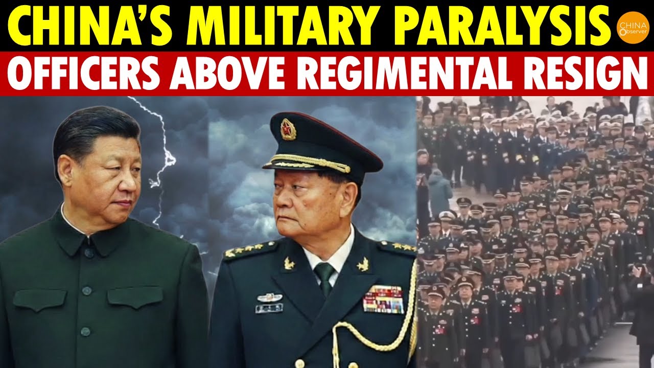 China’s Military Paralyzed After Zhang Youxia’s Arrest, Officers Above Regimental Level Resign