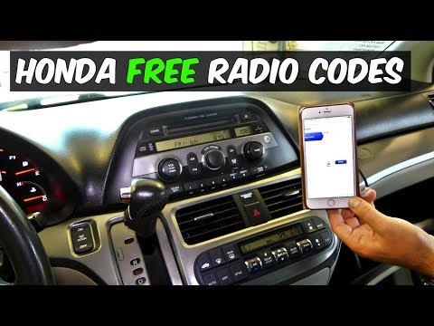 HONDA RADIO CODE FOR FREE