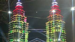 Kalyani ITI More DurgaPuja2022 || Malaysia Twin Tower Pandel ||