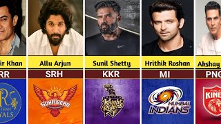 Famous Indian Actors And Their Favorite IPL Teams / Indian Actors And Their Favorite IPL Teams