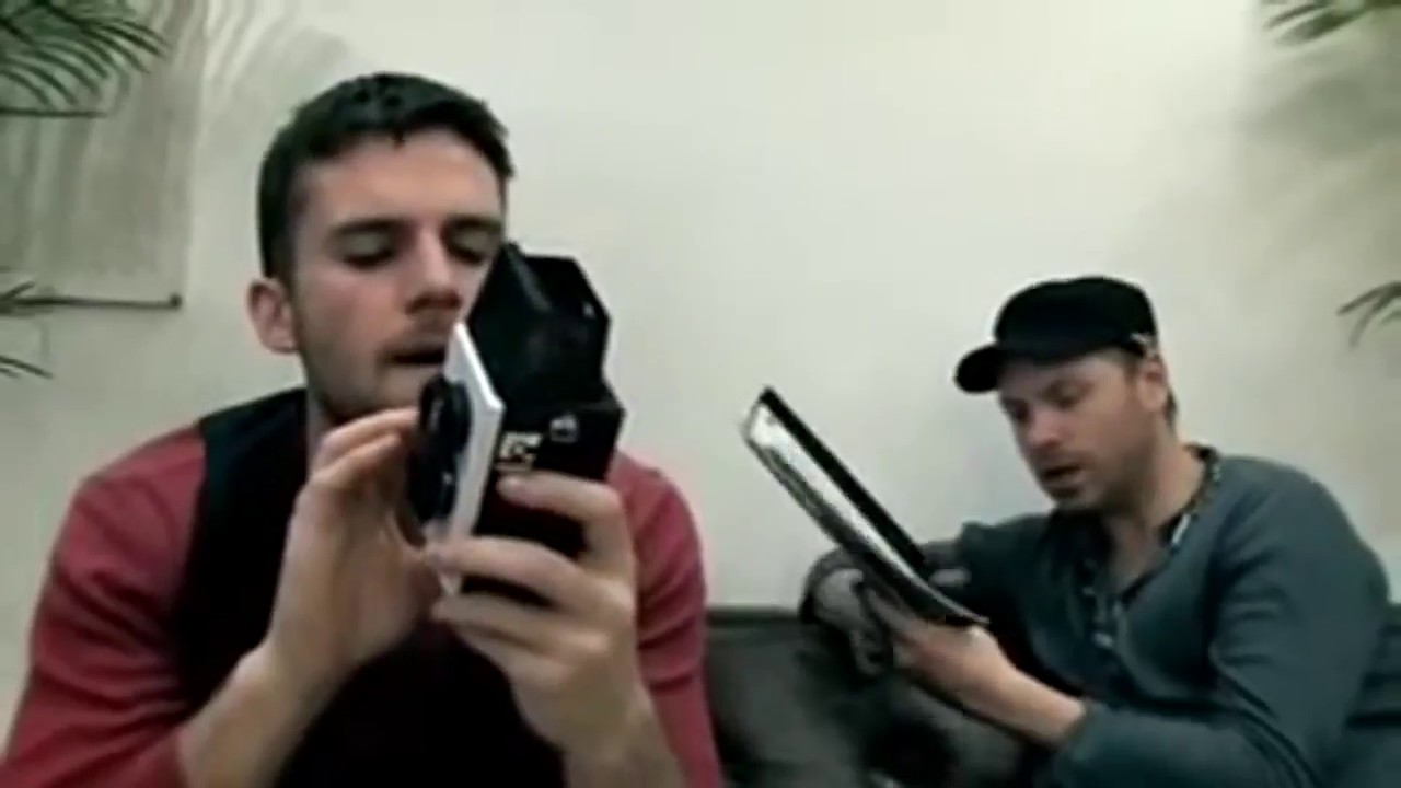 Chris, Jonny, Guy and Will warming up their voices (Hilarious)