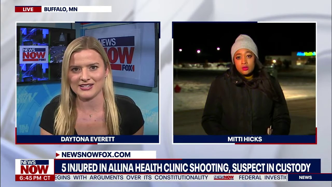 ALLINA HEALTH CLINIC SHOOTING: 5 Injured, Suspect In Custody | NewsNOW from FOX