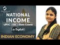 National income  gdp  gnp  ndp  nnp  indian economy  in english  upsc  getintoias