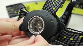 GENTOS(ジェントス) LED ヘッドライト ヘッドウォーズ 【明るさ200-500ルーメン/実用点灯5-11時間/後部認識灯】 ANSI規格準拠