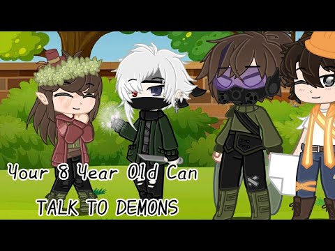 Your 8 Year Old Can Talk to Demon || Hermitcraft Gacha Club