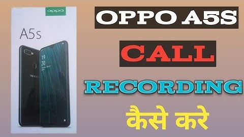 How To Call Recording On Oppo A5s || Oppo A5s Call Recording Setting कैसे On करे |Technical Akhilesh