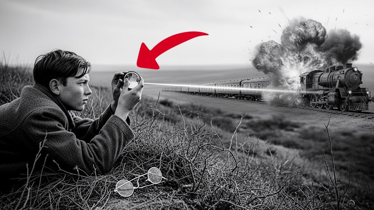 How a 12-Year-Old Boy’s Crazy Eyeglass Trick Destroyed 3 Nazi Trains in Just 7 Seconds