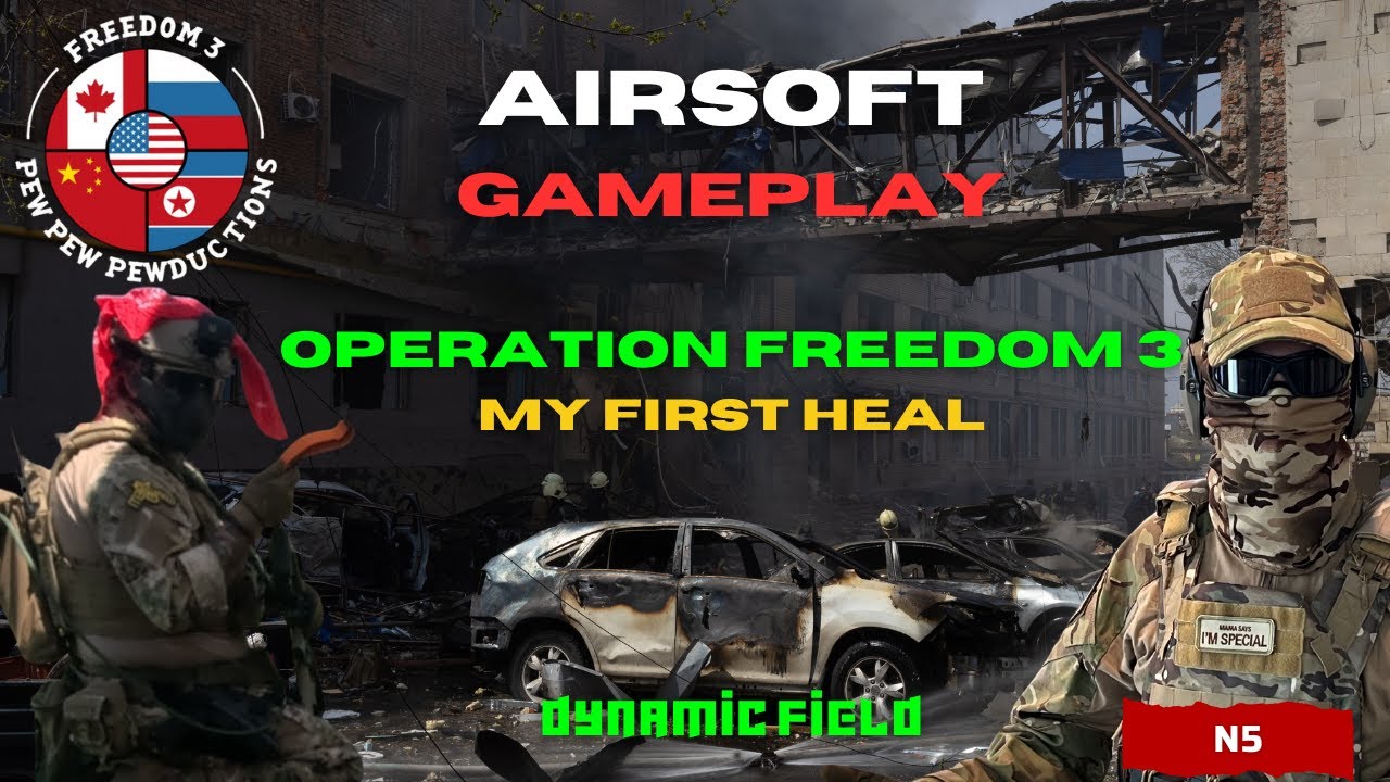 💥Operation Freedom 3 -  Dynamic Paintball & Airsoft - My first Player Heal💥