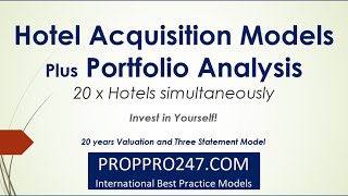 Famous Multi-Hotel Financial Valuation or Hotel Portfolio Portfolio Model Wealth
