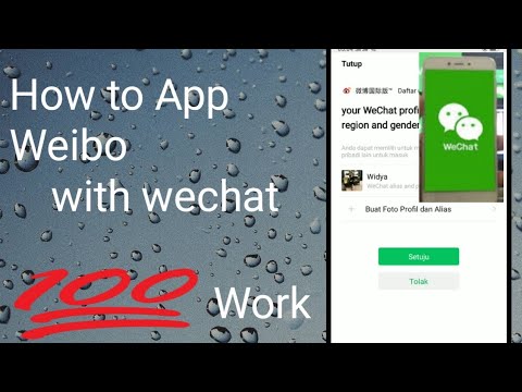 Weibo register using Wechat
