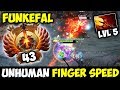 FunkeFaL Destroying Everyone With Unhuman Finger Speed - Best Tinker Dota 2