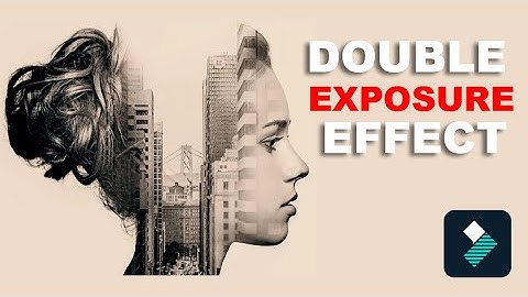 how to create double exposure video in wondershare filmora || Filmora Editing In Hindi