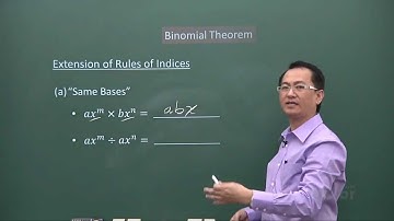 Binomial Theorem (Additional Maths Sec 3/4)
