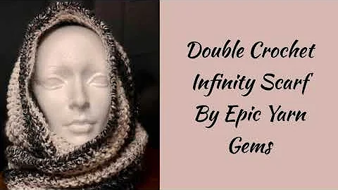 Learn how to create a gorgeous crochet infinity scarf!