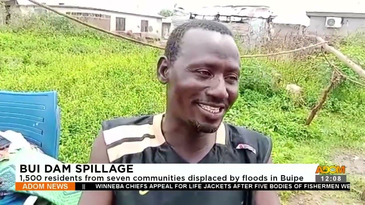 Bui Dam Spillage: 1,500 residents from seven communities displaced by floods in Buipe (25-09-23)