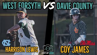 UNC Commit Gets CHIRPY with West Forsyth As They Face Coy James & Davie County