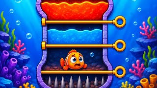  Save the Fish 🐟 | Pull the Pin Puzzle Challenge | Can You Rescue the Fish? 😱 | Android Gameplay screenshot 5