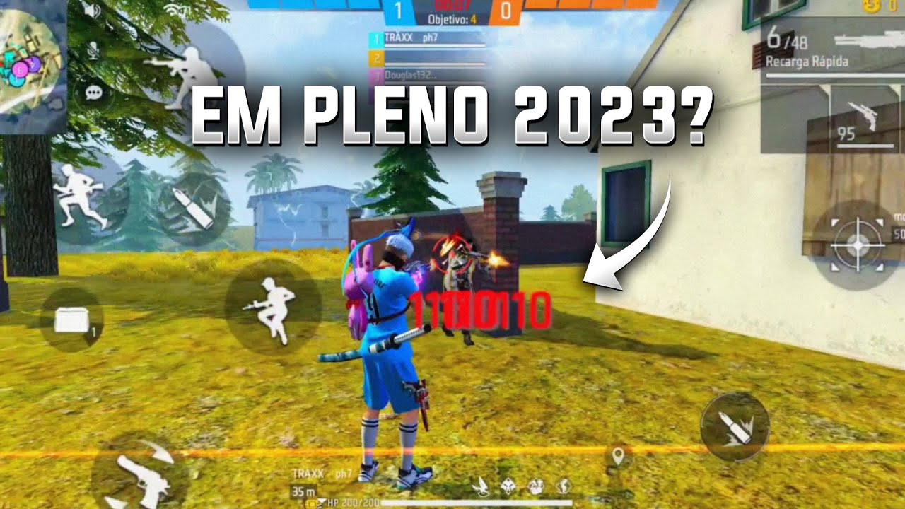 VOLTEI A JOGAR FREE FIRE EM 2023 - COMO ESTÁ O JOGO ? 