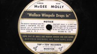 Wallace Wimpole Drops In By Fibber Mcgee And Molly