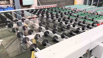 Double station automatic glass unloading machine