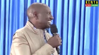 LISTEN WHAT FUNNY PRESIDENT RUTO TOLD PASTOR NGANGA IN CHURCH ON EASTER