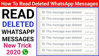 How To Read Deleted Messages On WhatsApp || This Message Was Deleted