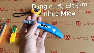 Dụng cụ cắt Mica, Cách cắt Mica tại nhà đơn giản và đẹp nhất