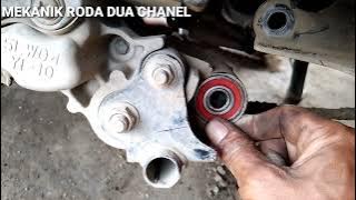 How to replace the old Mio arm bushing @om.montir