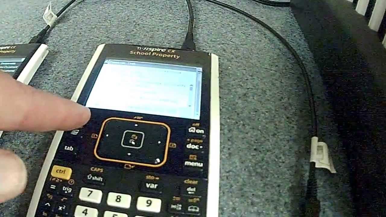 Exit Press to Test Mode TI Nspire CX Calculator - YouTube