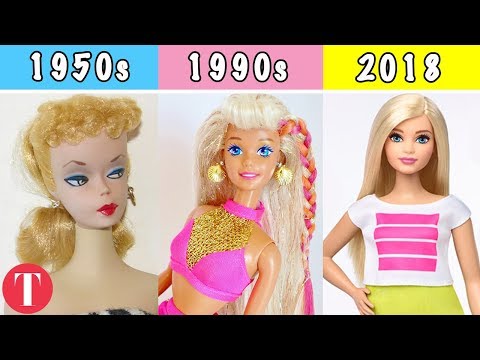 The Evolution Of The Barbie Doll From the 1950s To Today