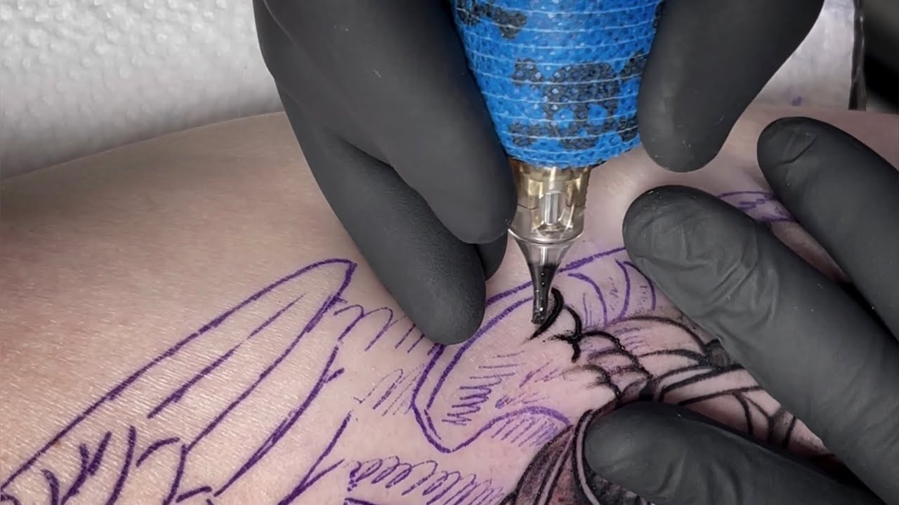 Angels Tattoo | Time lapse