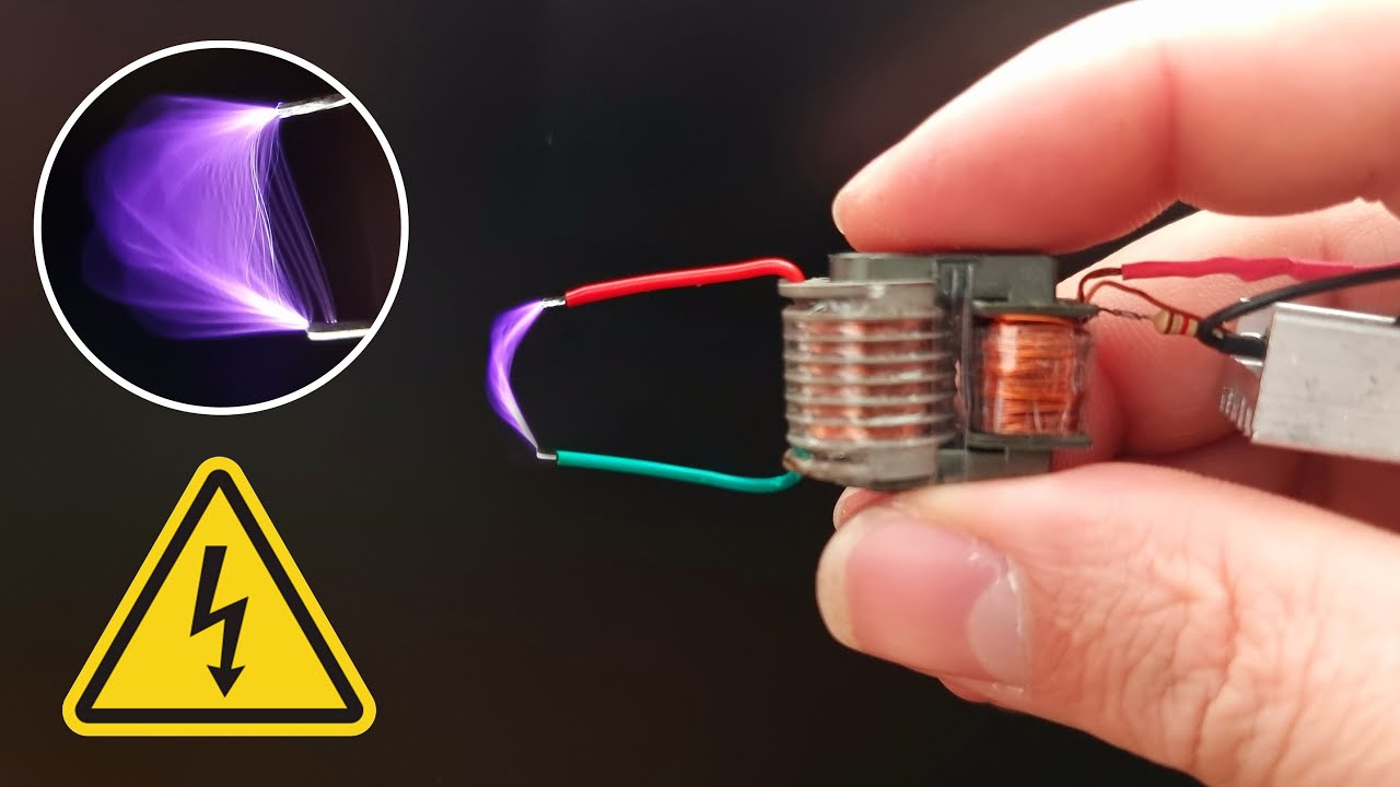 Make 3.7v to 100000v High voltage generator