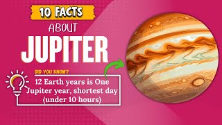 10 Mind-Blowing Facts About Jupiter | The Giant Planet #didyouknow #facts #jupiter