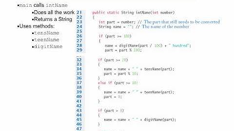 Java Concepts: Late Objects 3/e chapter 5 part 4