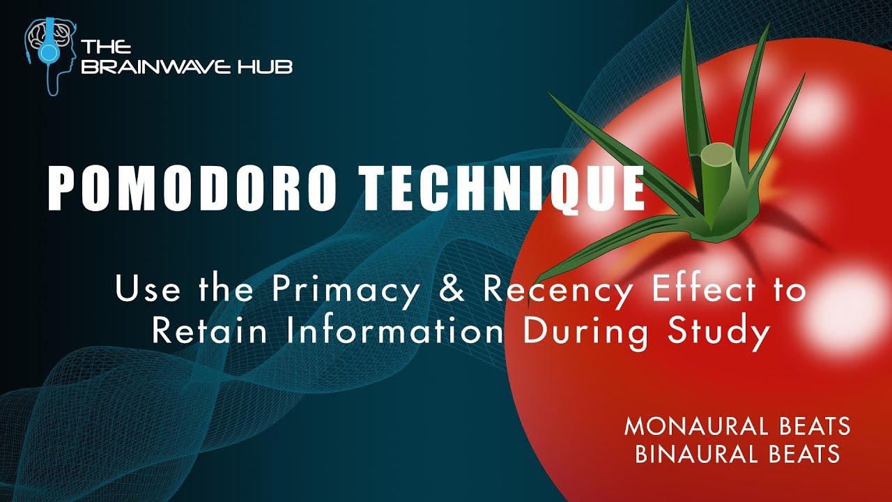 Pomodoro Technique ✍ Memory Retention Study Aid ✍ Gamma Binaural & Monaural Beats