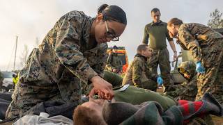 US Navy Corpsmen and Canadian Armed Forces Conduct Mass Casualty Exercise