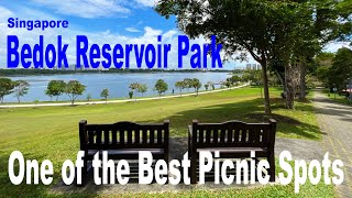Singapore Bedok Reservoir Park - Untold Best Picnic Spot with spectacular hill top reservoir view.