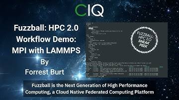 Fuzzball HPC-2.0 Workflow Demonstration