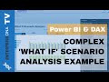 Complex 'What If' Analysis Example In Power BI Using DAX