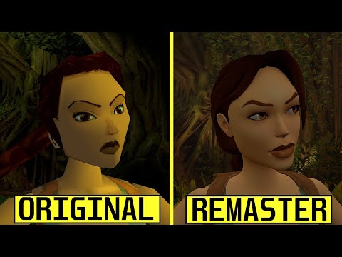 : Tomb Raider 3 Remastered vs Original Graphics Comparison