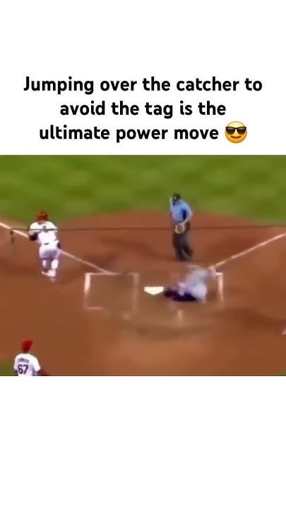 image of Jumped over him 🕴️#baseball - YouTube