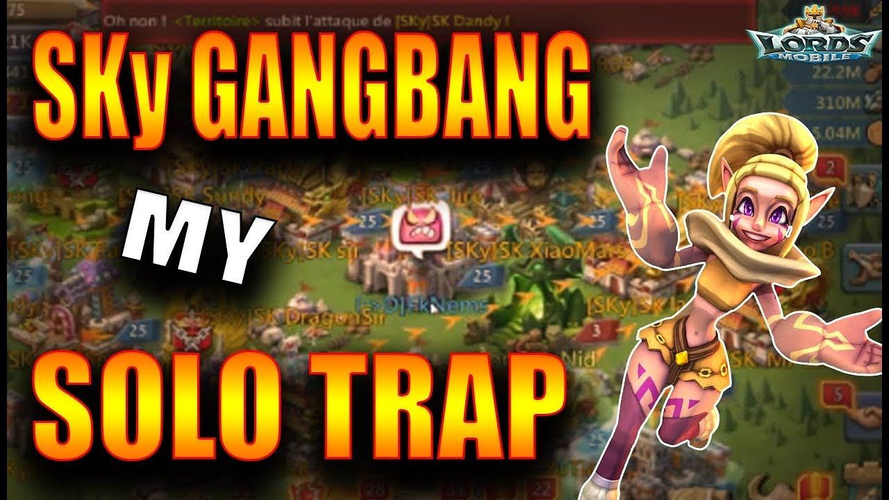 SKy TRY TO ZERO MY TRAP? - SOLO TRAP - LORDS MOBILE