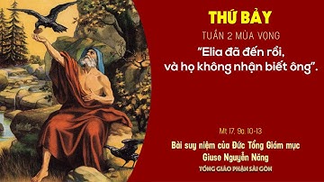 Suy niệm Tin mừng: Thứ Bảy tuần 2 mùa Vọng - ĐTGM Giuse Nguyễn Năng