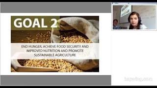 SociSDG webinar on SDG2: Zero Hunger