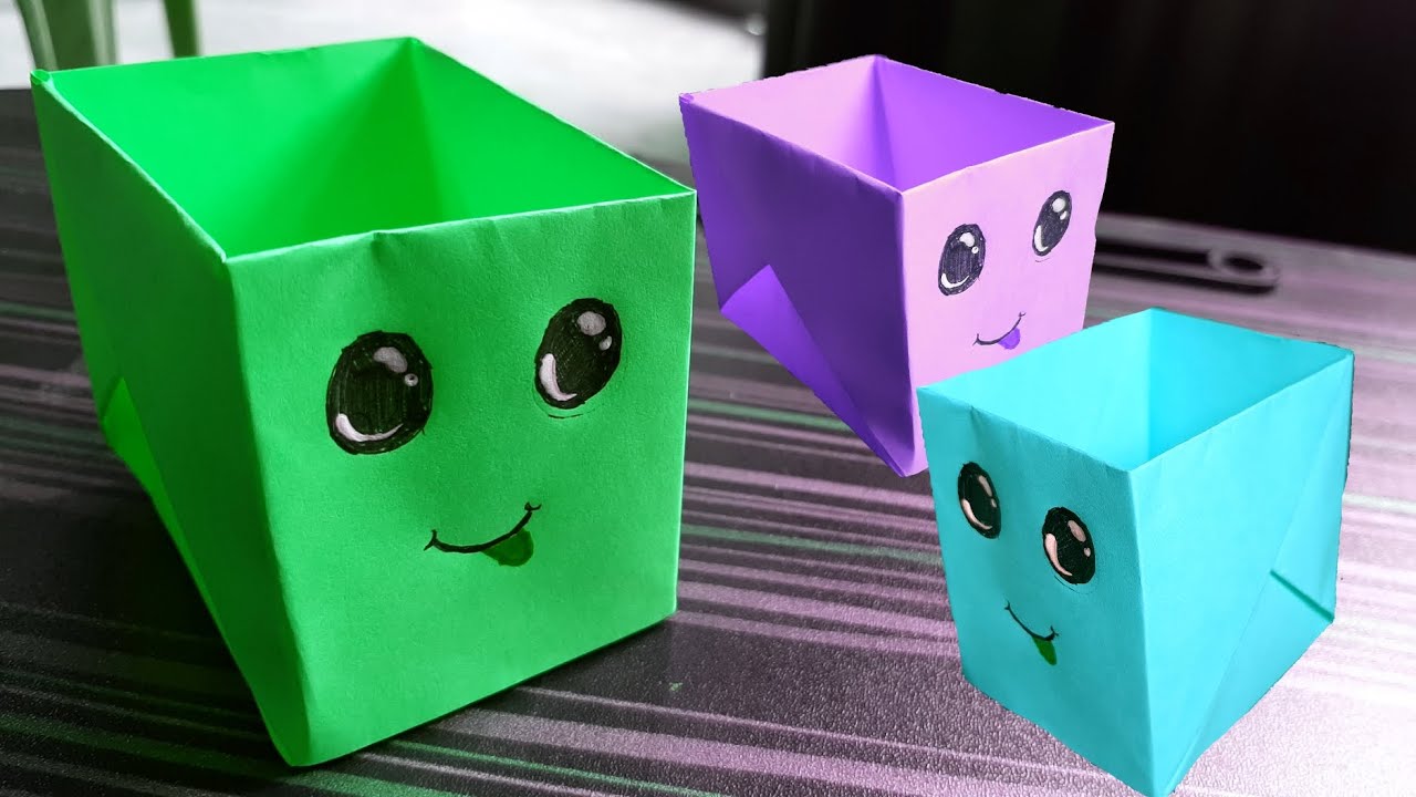 how to make a strong box from paper / how do you make a strong box DIY / how to make a paper box