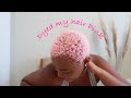 MY FIRST ATTEMPT AT DYEING MY HAIR PASTEL PINK | How I define my curls | South African YouTuber