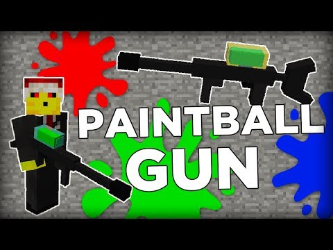 Paintball Gun in Minecraft!