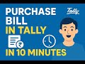 How to Create Purchase Bill in Tally ERP 9 or Tally Prime | Full Tutorial in 10 Minutes