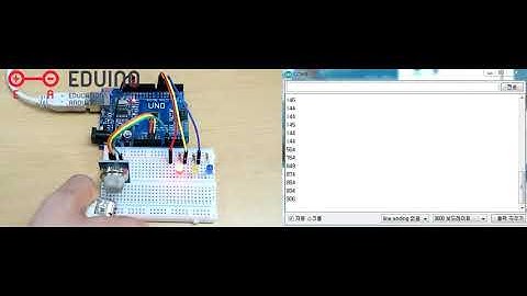 [에듀이노] 아두이노  MQ-5 가스감지 센서 동작영상_ LED 확인