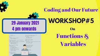 Gurushala Workshop#5: Functions &  Variables